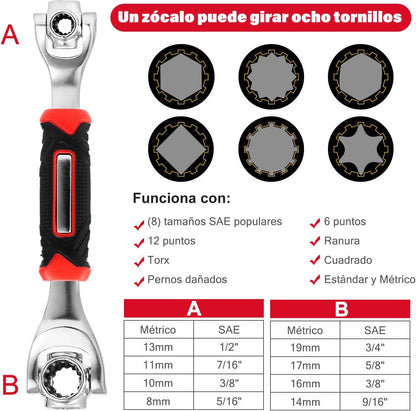 🔧 Llave Multiusos 48 en 1 Universal